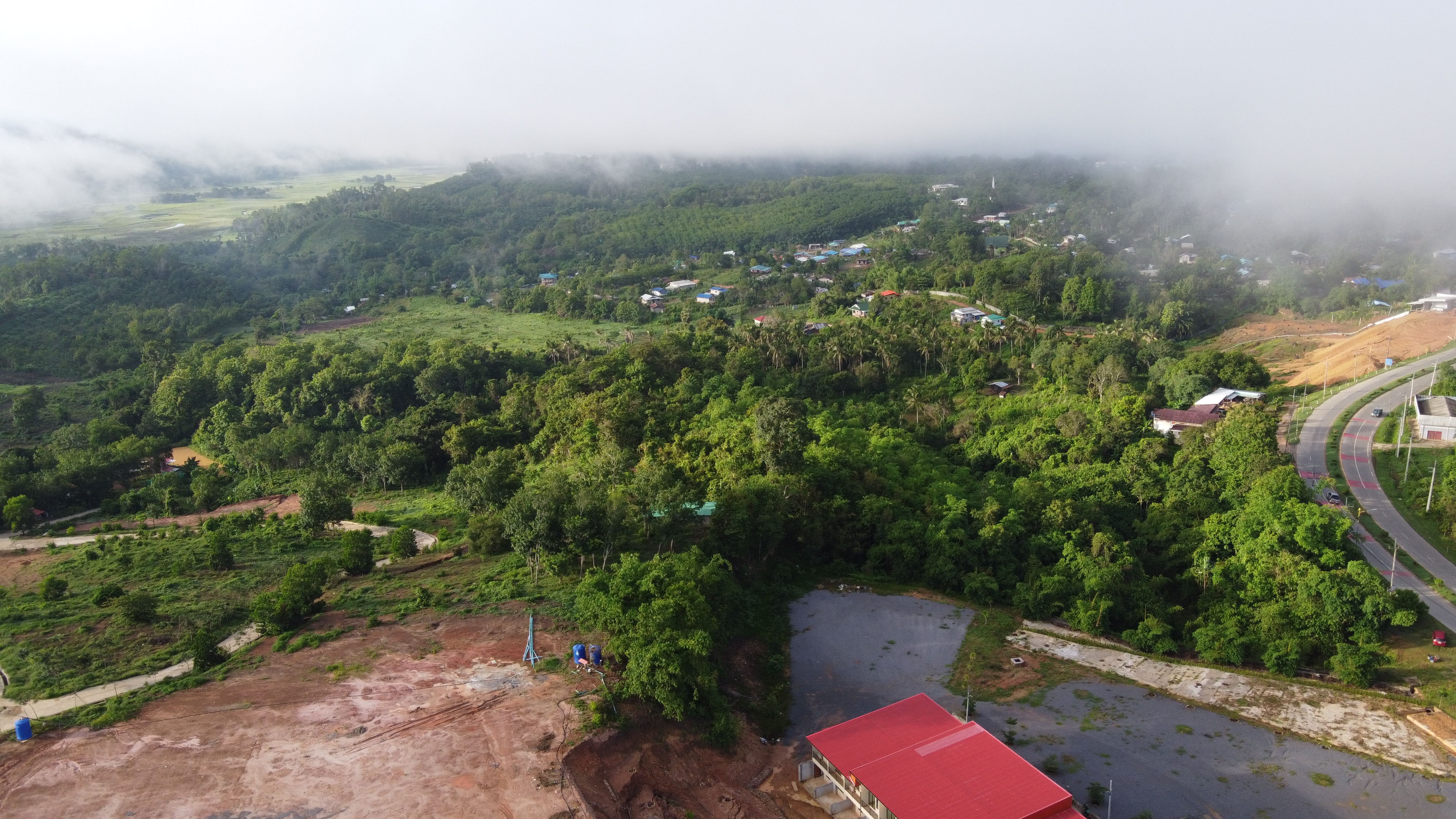 วิวทะเลหมอกที่ดินสังขละบุรี